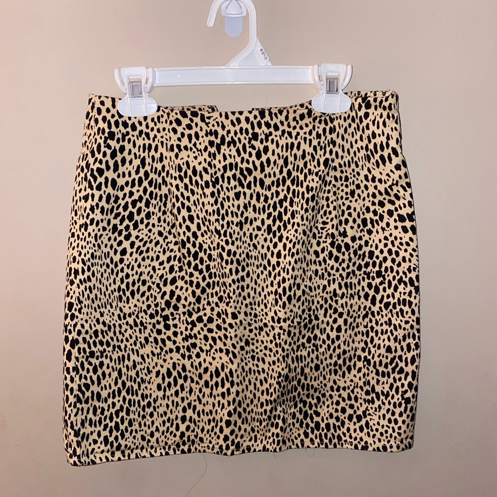 Brandy Melville Leopard Mini Skirt